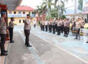 Kapolres Tana Toraja Tekankan Kesetiaan dan Semangat dalam Latihan Dalmas