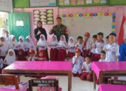 Babinsa Kodim 1420/Sidrap Kawal Pendistribusian Makan Bergizi untuk 36 Ribu Lebih Warga dan Anak Sekolah