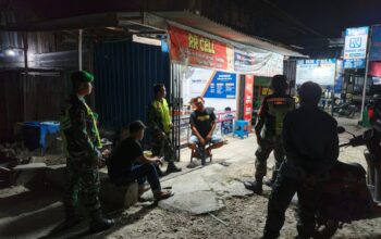 Babinsa Koramil 1417-02/Wawotobi Gelar Patroli Malam, Ciptakan Wilayah Aman dan Kondusif