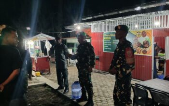 Babinsa Koramil 1413-04/Mawasangka Gelar Patroli Gabungan Bersama Komponen Pendukung Tegakkan Kamtibmas