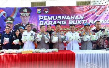Polda Sulsel Musnahkan 44 Kg Sabu Hasil Ungkapan Polres Parepare