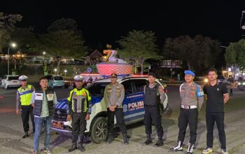 POLRES SOPPENG GELAR PATROLI GABUNGAN PIKET FUNGSI CEGAH GANGGUAN KAMTIBMAS
