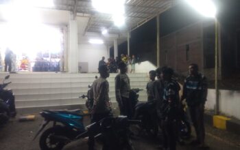 Polsek Maiwa Gelar Patroli Blue Light Malam Hari untuk menjaga Kamtibmas