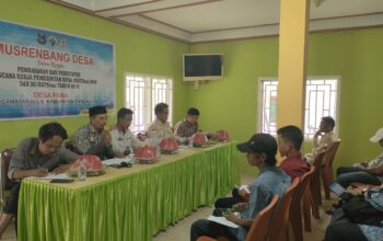 Bhabinkamtibmas Hadiri Musrenbang Desa Pana Bahas RKPDes 2025 dan DU-RKPDes 2027