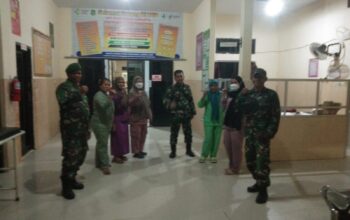 Danramil 02/Tellu Limpoe Pimpin Patroli Gabungan, Sasar Lokasi Strategis di Amparita untuk Cegah Kejahatan