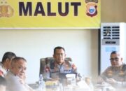 Kapolda Maluku Utara Irjen Pol. Drs. Waris Agono, M.Si Ikuti Launching Quick Wins Polri yang Dipimpin Wakapolri