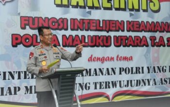 Kapolda Maluku Utara Buka Rakernis Fungsi Intelkam Polda Tahun 2025