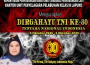 Kepala Kantor UPP Kelas III Lapuko Nurbaya Mengucapkan Dirgahayu TNI KE-80