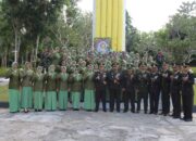 Jajaran Kodim 1416/Muna Bersama Jajaran Koramil dan Menggelar Ziarah di Taman Makam Pahlawan Watopute