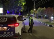 Jaga Keamanan dan Kamseltibcarlantas, Sat Lantas Polres Sinjai Intens Gelar Patroli Malam.