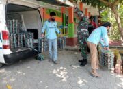 Dukung Program Pemerintah, Babinsa Dampingi Pembagian Makan Bergizi Gratis