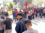 Polres Enrekang Amankan Aksi Unjuk Rasa Mahasiswa di Kantor DPRD, Suasana Tetap Aman, Sejuk dan Damai