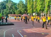 Polres Enrekang Gelar Olahraga Bersama, Perkuat Stamina dan Kekompakan Personel : Dipimpin Langsung Kapolres AKBP Hari Budiyanto
