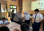 SAT BINMAS POLRES SOPPENG GELAR PENYULUHAN DAN HIMBAUAN KAMTIBMAS DI SMPN 1 WATANSOPPENG