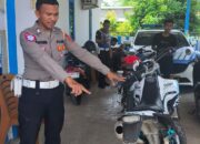 Ciptakan Situasi Aman, Polres Morowali Tertibkan Knalpot Brong