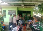 Hangat dan Penuh Kebersamaan, Kapolsek Anggeraja Rayakan HUT TNI ke-80 di Posramil Anggeraja