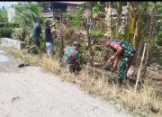 TNI dan Masyarakat Sidrap Bersatu: Koramil 07 Baranti Pimpin Bersih-Bersih Selokan, Cegah Banjir dan Penyakit di Desa Tonronge