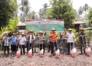 Polres Morowali dan Polsek Jajaran Laksanakan Penanaman Jagung Kuartal IV Secara Serentak di Kabupaten Morowali