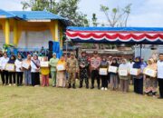 Polres Banggai Hadiri Upacara Pembukaan TMMD ke-126 di Siuna Pagimana