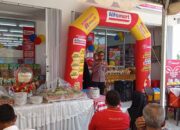 Kapolsek Hadiri Launching Gerai Baru Alfamart di Desa Pattondonsalu Kecamatan Maiwa