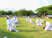 Syarat Naik Pangkat, 71 Anggota Polres Banggai Ikut Ujian Bela Diri Polri