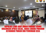 Kapolres Luwu AKBP Adnan Pandibu Terima Kunjungan Apdesi Sulsel, Bahas Sinergi Program Ketahanan Pangan dan Pembinaan Desa