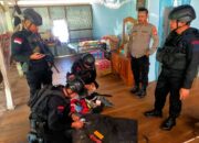 KELUARGA PURN. POLRI SERAHKAN SATU BUAH HANDAK MILITER JENIS MORTIR KEPADA PIHAK KEPOLISIAN