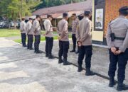 Kapolsek Enrekang Pimpin Apel Pagi dan Tekankan Kedisiplinan