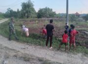 Semangat Gotong Royong Landono II: Babinsa dan Warga Bersinergi Bersihkan Jalan Usaha Tani