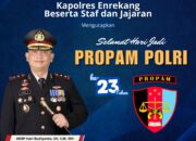 HUT ke-23 Propam Polri, Kapolres Enrekang AKBP Hari Budiyanto Tegaskan Komitmen Penguatan Integritas dan Pengawasan Internal
