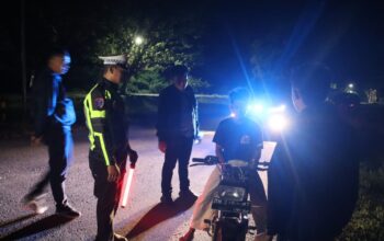 Patroli Skala Besar, Polres Sigi Gelar Show of Force Dalam Rangka Operasi Cipta Kondisi Kamtibmas di Wilkum Polres Sigi
