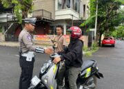 Pelayanan Pagi Sat Lantas Polres Parepare, Masih Ditemukan Pengendara Berboncengan Tanpa Helm
