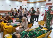 Sinergi TNI-Polri: Personel Kodim 1420/Sidrap Ikuti Donor Darah Serentak Peringatan Hari Jadi Humas Polri ke-74