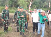 Kungker Pangdam di Morut : Bentuk Dukungan TNI Terhadap Peningkatan Ketahanan Pangan