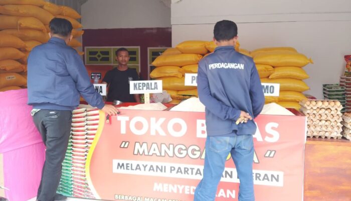 Sidak Gabungan di Sigi, Polisi Beri Teguran ke Pedagang Jual Harga Beras Melebihi HET