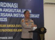 Kapolda Sultra Buka Rakor Forum Lalu Lintas dan Angkutan Jalan Ditlantas Polda Sultra dan Instansi Terkait Tahun 2025