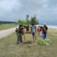 Babinsa Koramil 1413-08/Gu dan Warga Gelar Penanaman Pohon, Wujud Nyata Penghijauan di Daerah Pesisir