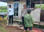 Kapolsek Maiwa Meninjau Perkembangan Tanaman Jagung Dalam Rangka Program Ketahanan Pangan