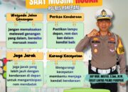 Sat Lantas Polres Parepare Rilis Tips Berkendara Aman Saat Musim Hujan