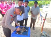Wujudkan Polri untuk Masyarakat, Kapolres Sigi Resmikan Bantuan Sumur Bor di Desa Sibedi