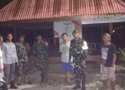 Patroli Rutin Babinsa Koramil 1413-11/Wangi-Wangi dan Komduk, Wujudkan Stabilitas Keamanan Wilayah