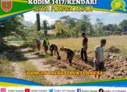 Sinergi TNI dan Warga Bangun Infrastruktur Desa