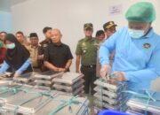 Kasdim 1420/Sidrap Hadiri Peluncuran Perdana Makanan Bergizi Gratis Yayasan Berkah Bersama Cendekia