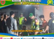 Babinsa Koramil Wawotobi Gencarkan Patroli Malam