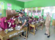 Babinsa Kodim 1420/Sidrap Sukses Kawal Distribusi Makan Bergizi Gratis untuk 40 Ribu Penerima Manfaat