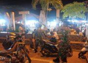 Ciptakan Situasi Kamtibmas Kondusif di Wilayah Perkotaan, Personel Koramil 1413-01/Wolio Bersama Komduk Gelar Patroli Rutin