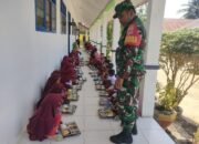 Kawal Program Gizi Nasional, Babinsa Kodim 1420/Sidrap Dampingi Distribusi Makan Bergizi Gratis untuk 41.164 Penerima Manfaat