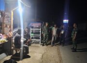 Babinsa Koramil 1413-03/Kapontori Bersinergi dengan Komduk Laksanakan Patroli Malam Rutin Ciptakan Kondusivitas Wilayah