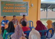 Jumat Curhat Gandeng Camat, Kapolsek Bacukiki Sampaikan Pesan Keselamatan Kepada Warga Galung Maloang