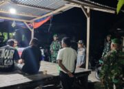 Personel Koramil 1413-04/Mawasangka Bersama Komduk Gelar Patroli Ciptakan Situasi Kamtibmas Kondusif di Wilayah